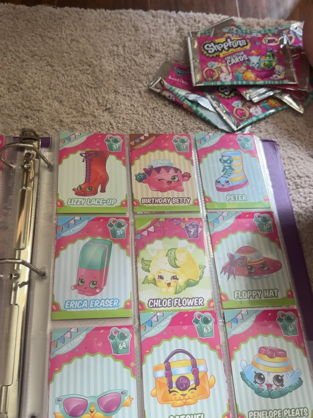 Shopkin collectors cards!  160+ cards!
